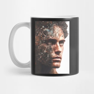 Half Human Half Robot I Your Worst Enemy Poster Mug